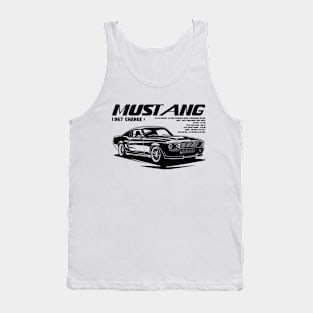 Mustang 1967 Black Print Tank Top